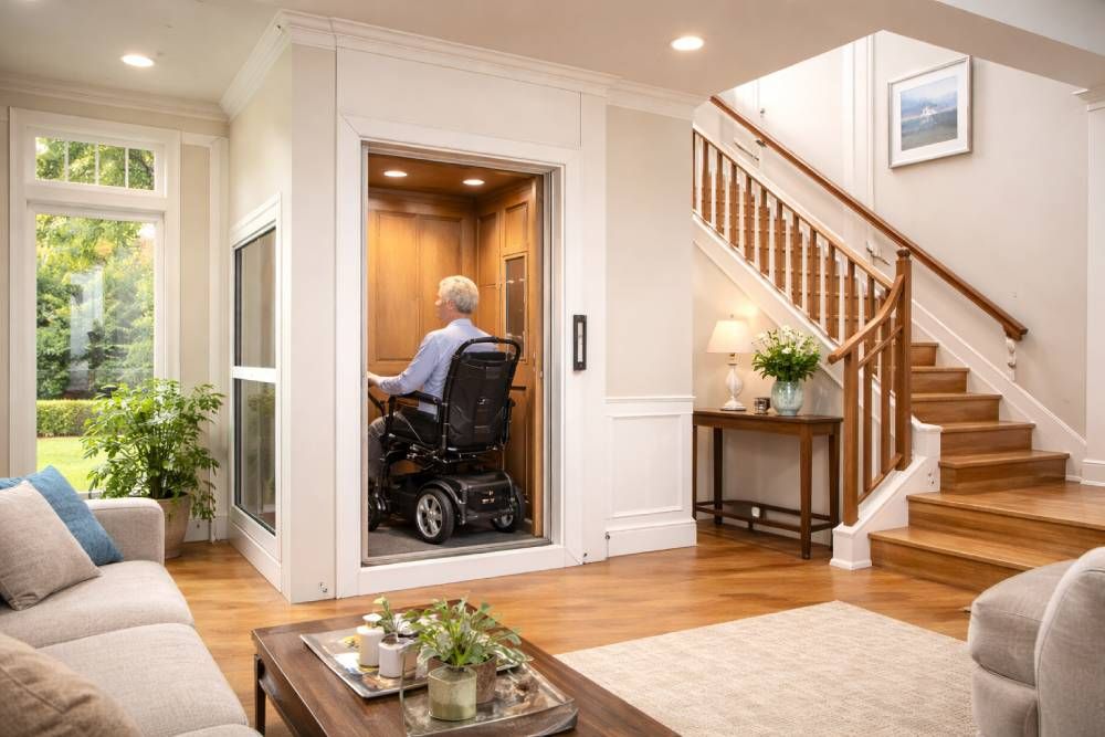 common types of wheelchair elevators for home