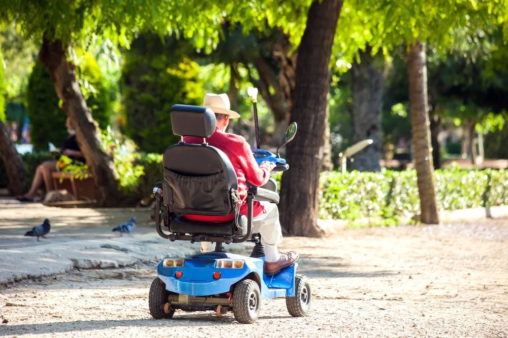 mobility scooter without license plate