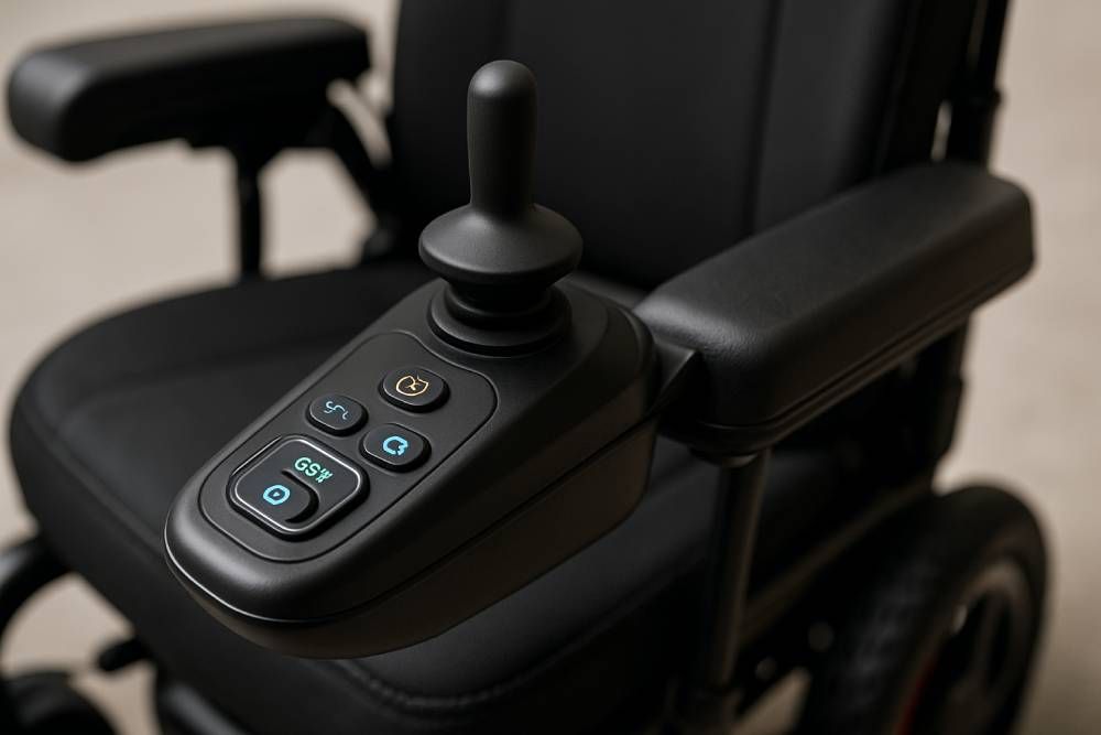 understanding different power wheelchair joystick options