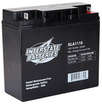 Wheelchair & Scooter Interstate Battery - 18 Amp 12 Volt Deep Cycle (Pair)