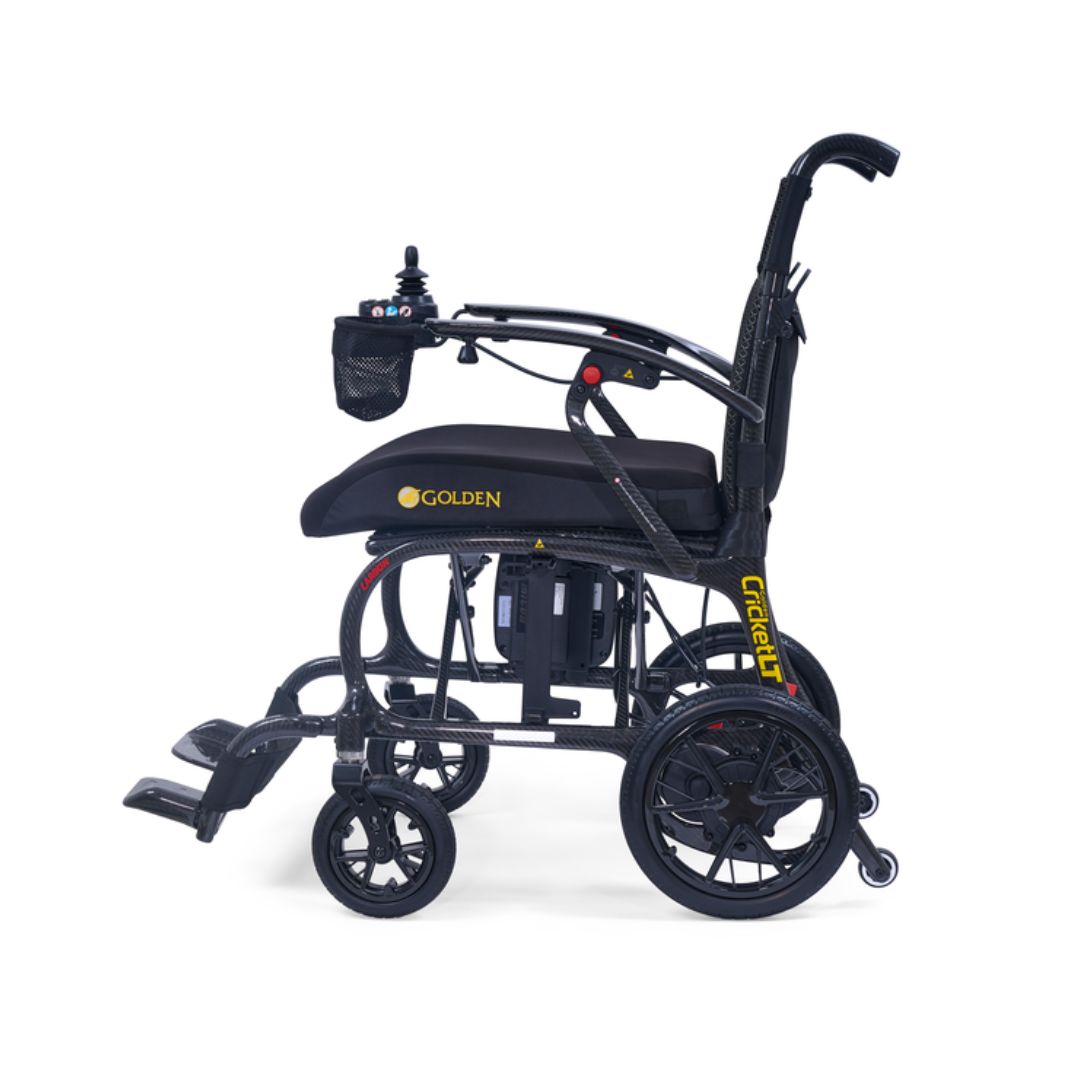 Golden Cricket LT Carbon Folding Power Wheelchair