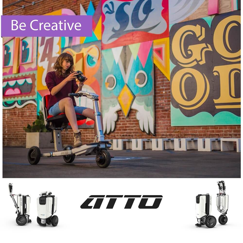 ATTO Folding Mobility Scooter - New
