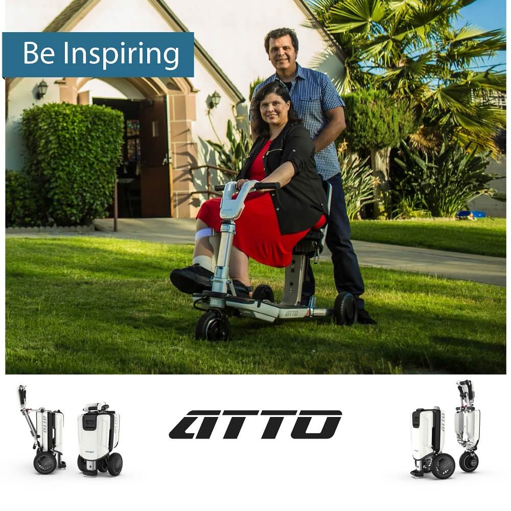ATTO Folding Mobility Scooter - New