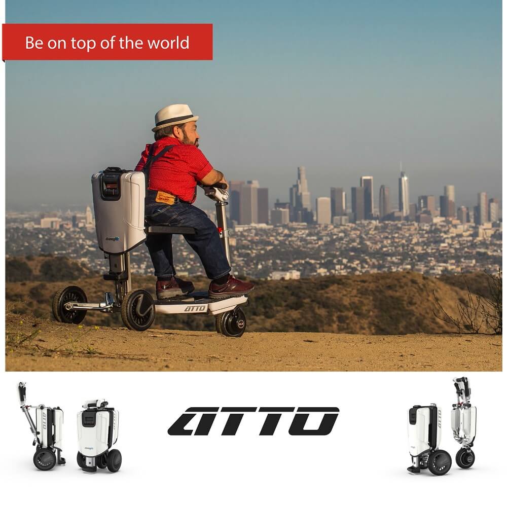 ATTO Folding Mobility Scooter - New
