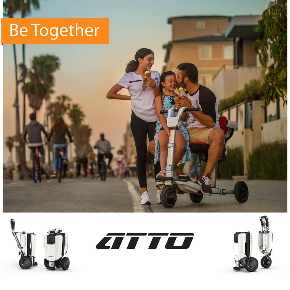 ATTO Folding Mobility Scooter - New