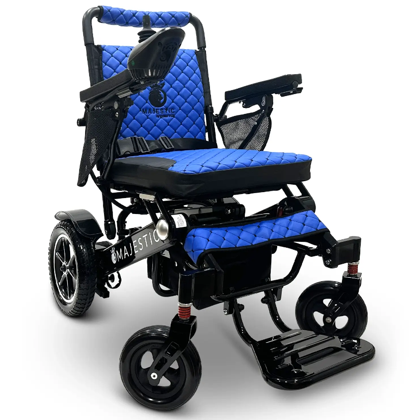 MAJESTIC IQ-7000 Auto Folding Remote Controlled Electric Wheelchair - ComfyGo
