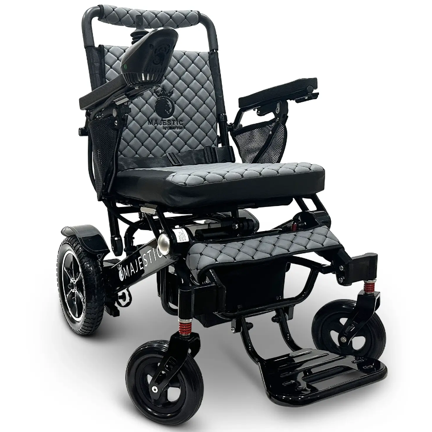 MAJESTIC IQ-7000 Auto Folding Remote Controlled Electric Wheelchair - ComfyGo