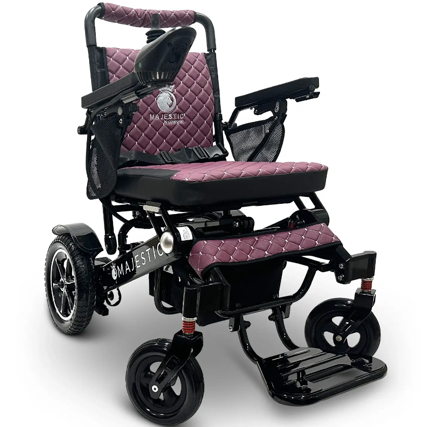 MAJESTIC IQ-7000 Auto Folding Remote Controlled Electric Wheelchair - ComfyGo
