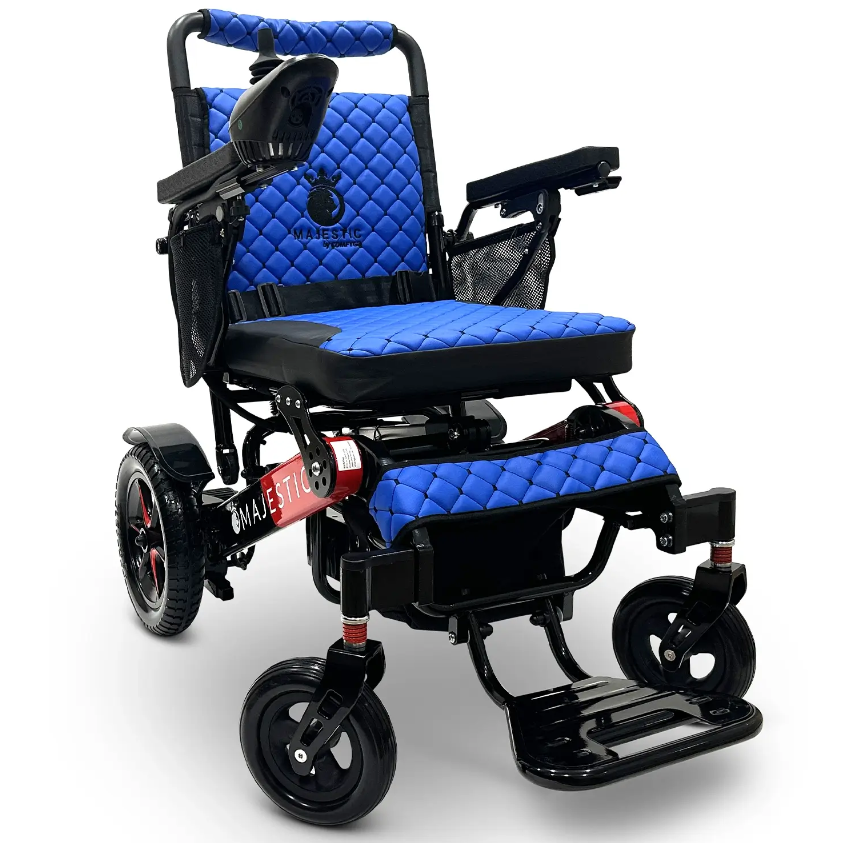 MAJESTIC IQ-7000 Auto Folding Remote Controlled Electric Wheelchair - ComfyGo