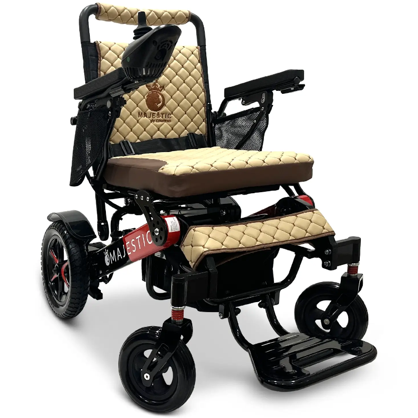 MAJESTIC IQ-7000 Auto Folding Remote Controlled Electric Wheelchair - ComfyGo
