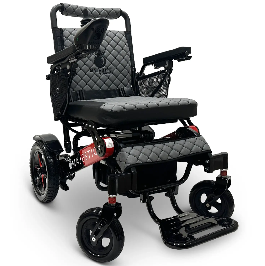 MAJESTIC IQ-7000 Auto Folding Remote Controlled Electric Wheelchair - ComfyGo