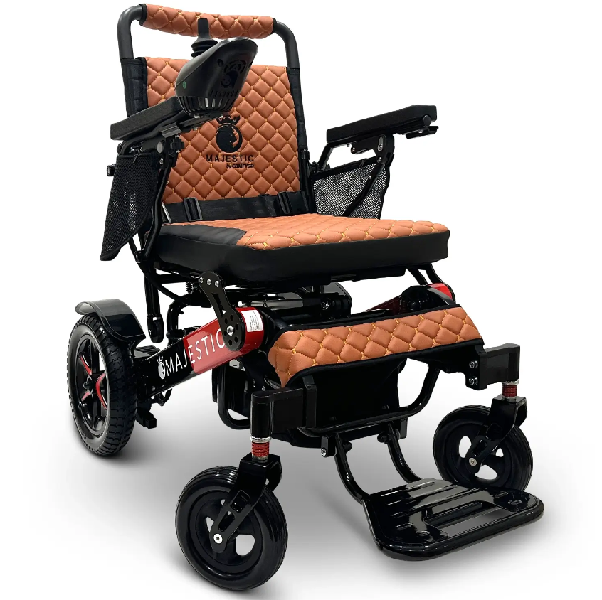 MAJESTIC IQ-7000 Auto Folding Remote Controlled Electric Wheelchair - ComfyGo