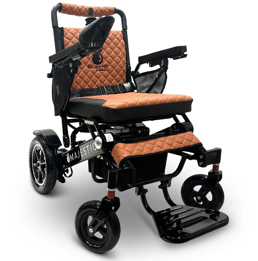 MAJESTIC IQ-7000 Auto Folding Remote Controlled Electric Wheelchair - ComfyGo