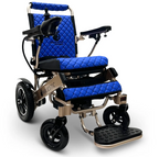 MAJESTIC IQ-8000 Manual Folding Remote Controlled Electric Wheelchair - ComfyGO