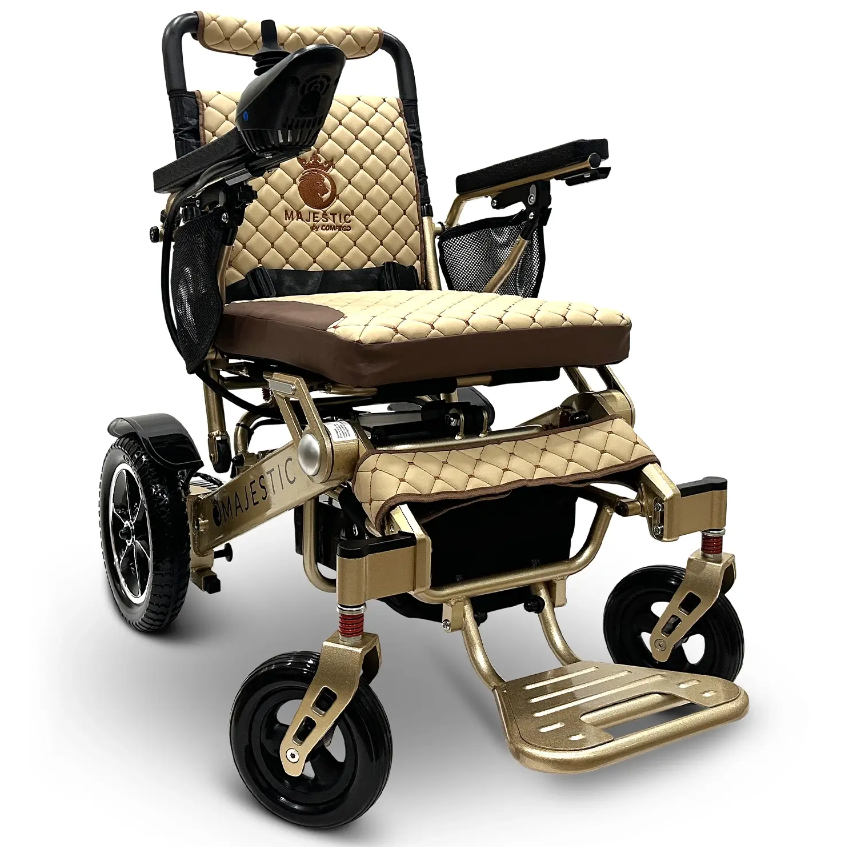 MAJESTIC IQ-7000 Auto Folding Remote Controlled Electric Wheelchair - ComfyGo