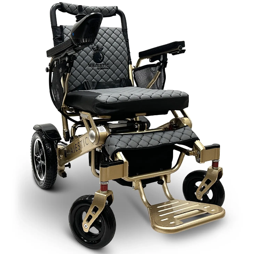MAJESTIC IQ-7000 Auto Folding Remote Controlled Electric Wheelchair - ComfyGo