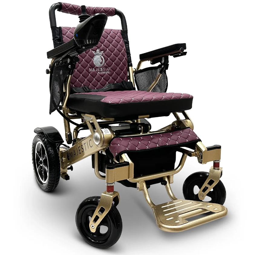 MAJESTIC IQ-7000 Auto Folding Remote Controlled Electric Wheelchair - ComfyGo