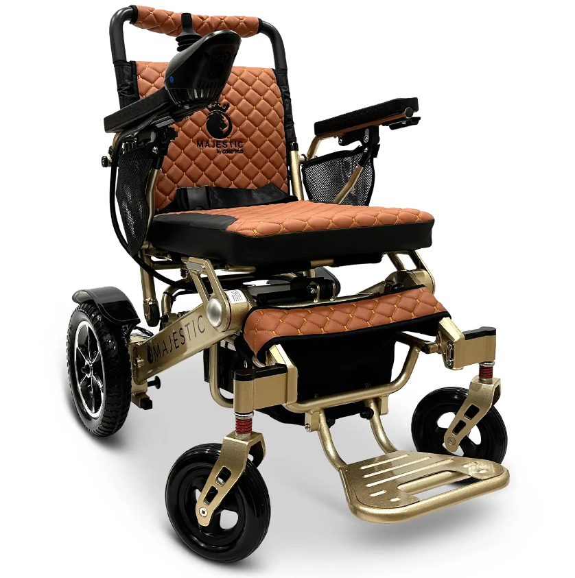 MAJESTIC IQ-7000 Auto Folding Remote Controlled Electric Wheelchair - ComfyGo