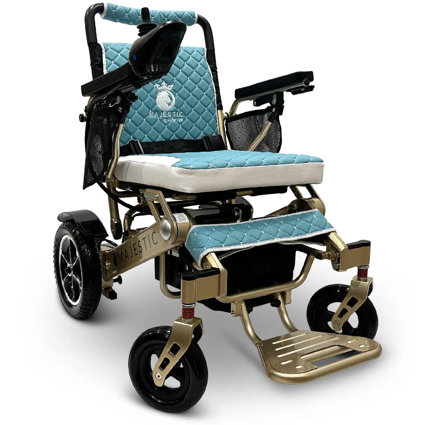 MAJESTIC IQ-7000 Auto Folding Remote Controlled Electric Wheelchair - ComfyGo