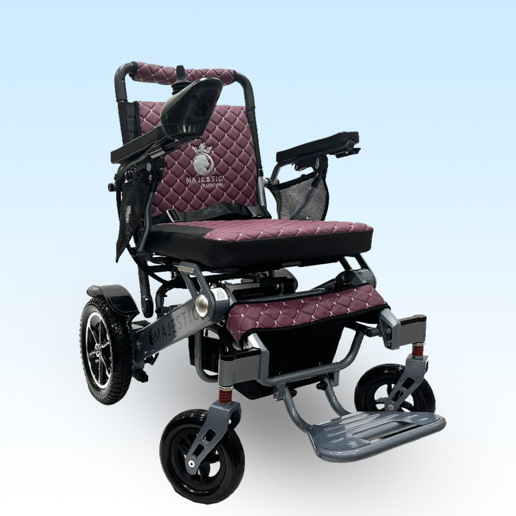 MAJESTIC IQ-7000 Auto Folding Remote Controlled Electric Wheelchair - ComfyGo