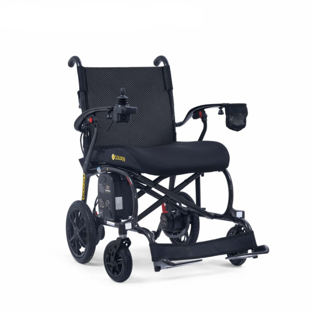 Golden Cricket LT Carbon Folding Power Wheelchair