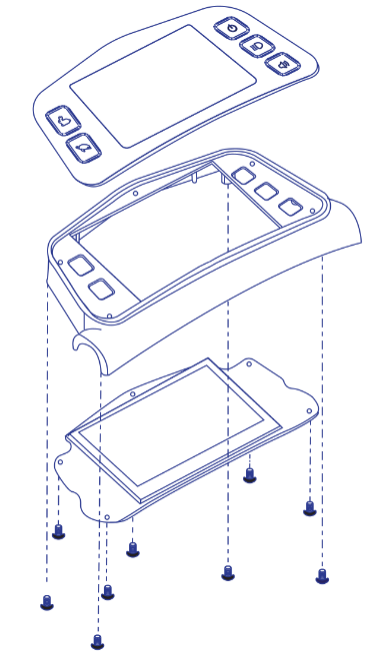Top Console Assembly - Go Go Carbon