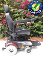 Drive Medical Sunfire Plus GT Power Chair - Used Wheelchairs (Red and Black)