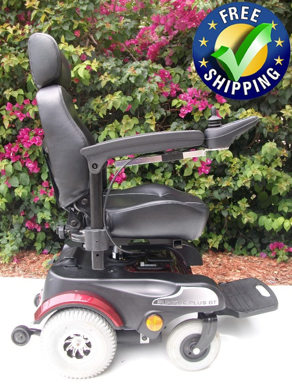 Drive Medical Sunfire Plus GT Power Chair - Used Wheelchairs (Red and Black)