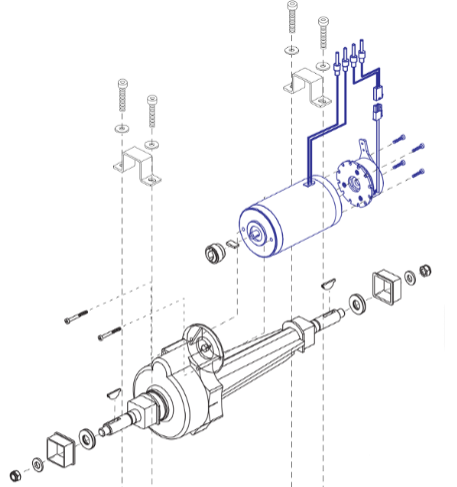 Motor/Brake Transaxle - Go Go Sport