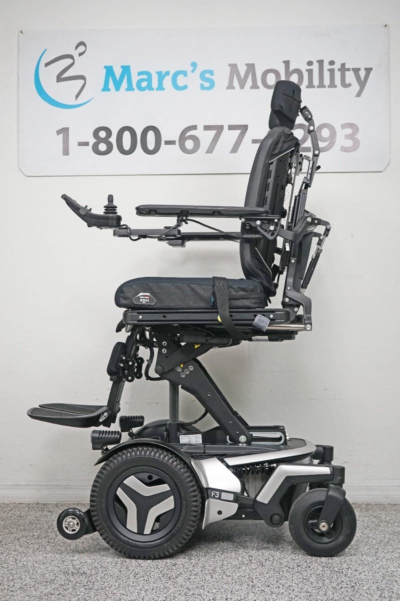 Permobil F3 Power Wheelchair 12" Seat Lift, Tilt, Recline, Legs & Anterior Tilt - 6108