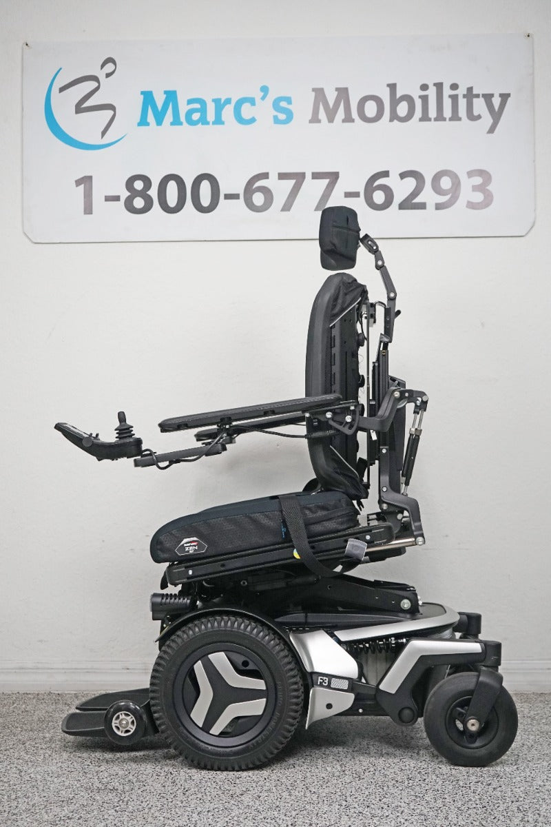 Permobil F3 Power Wheelchair 12" Seat Lift, Tilt, Recline, Legs & Anterior Tilt - 6108