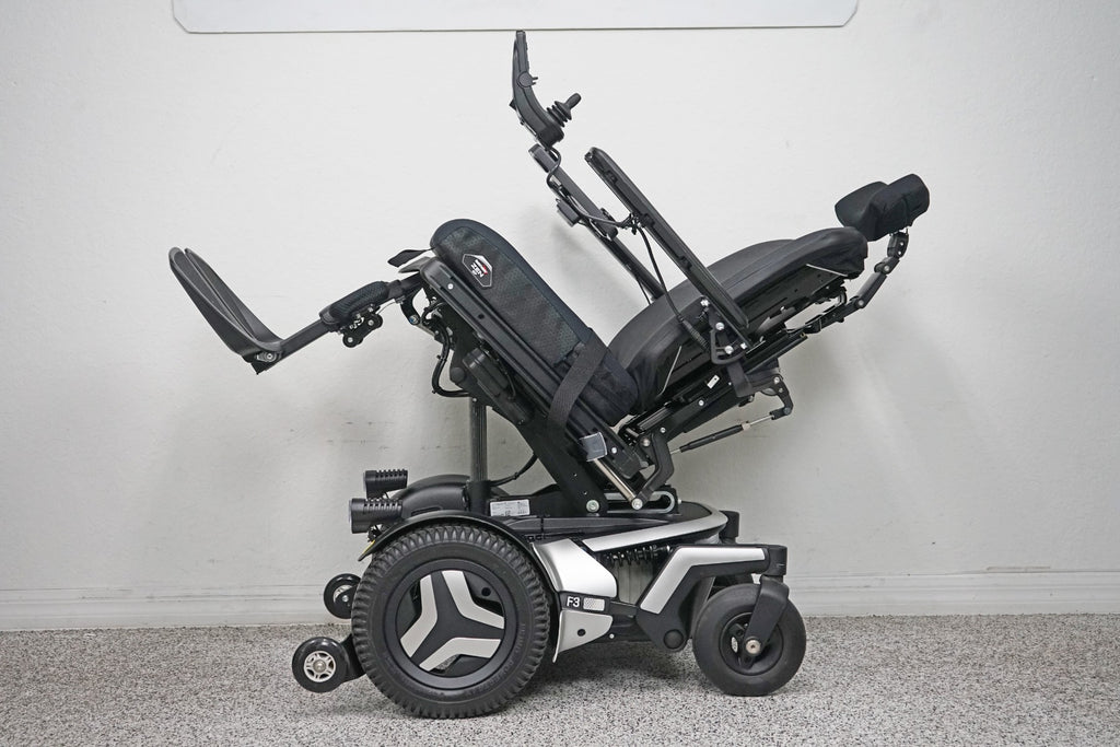 Permobil F3 Power Wheelchair 12" Seat Lift, Tilt, Recline, Legs & Anterior Tilt - 6108