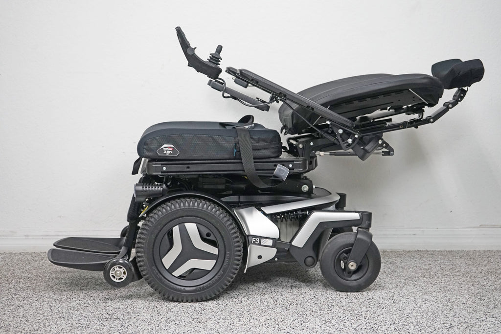 Permobil F3 Power Wheelchair 12" Seat Lift, Tilt, Recline, Legs & Anterior Tilt - 6108