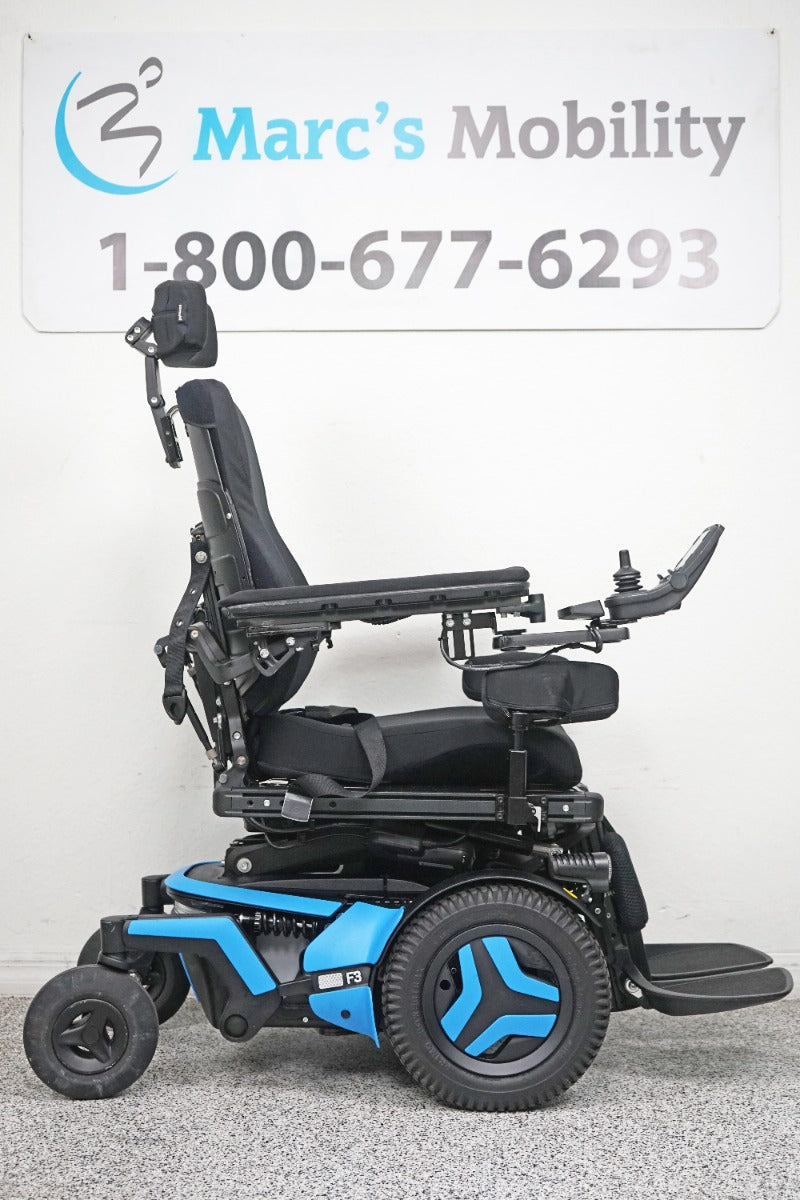 Permobil F3 Power Wheelchair 12" Seat Lift, Tilt, Recline, Legs & Anterior Tilt - 6123