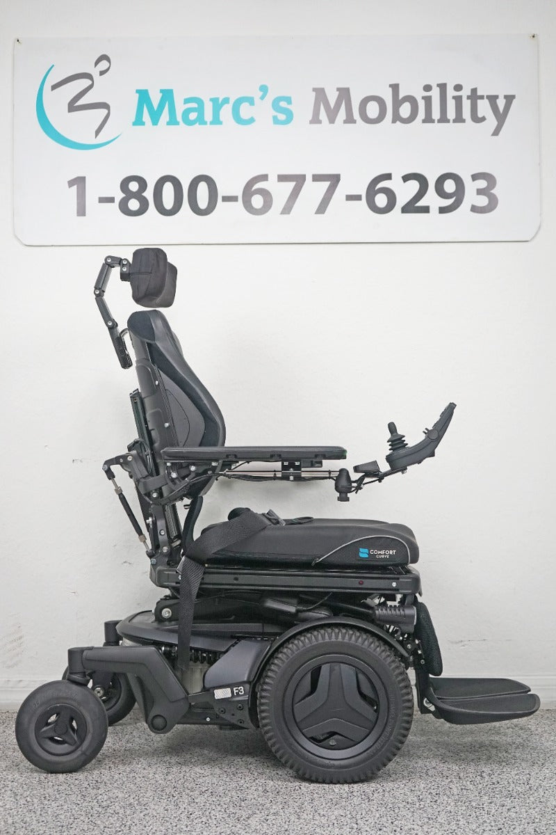 Permobil F3 Power Wheelchair 12" Seat Lift, Tilt, Recline, Legs & Anterior Tilt - 8169