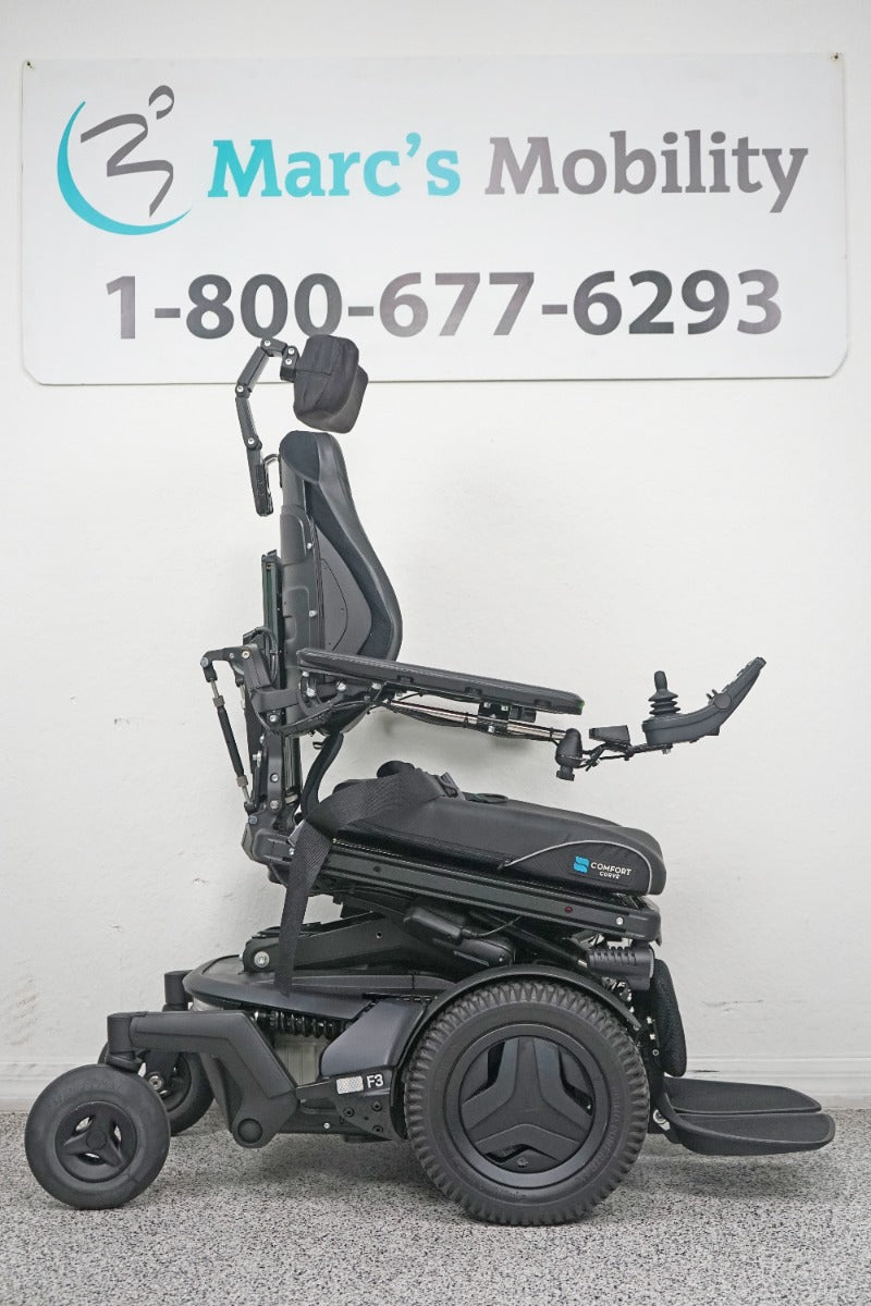 Permobil F3 Power Wheelchair 12" Seat Lift, Tilt, Recline, Legs & Anterior Tilt - 8169