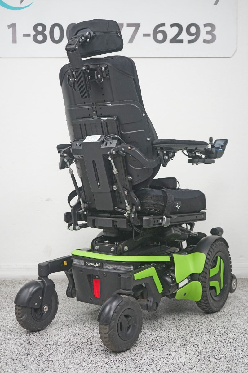 Permobil F5 Power Wheelchair Seat Lift, Tilt, Recline, Legs & Anterior Tilt - 8275