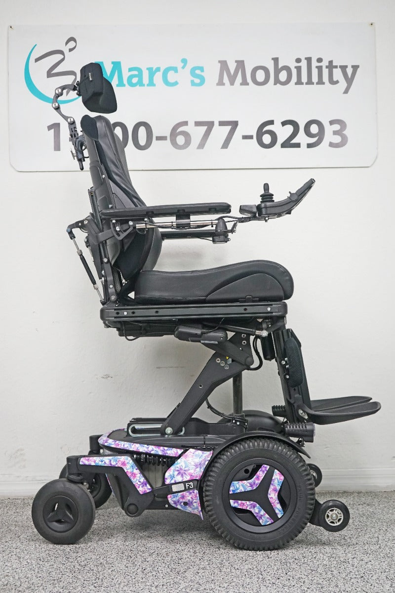 Permobil F3 Power Wheelchair 12" Seat Lift, Tilt, Recline, Legs & Anterior Tilt - 8335