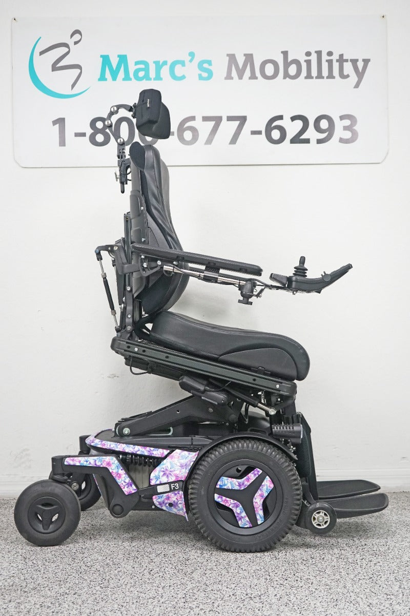 Permobil F3 Power Wheelchair 12" Seat Lift, Tilt, Recline, Legs & Anterior Tilt - 8335