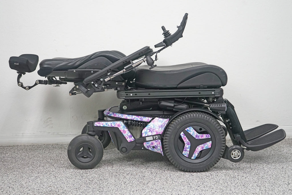 Permobil F3 Power Wheelchair 12" Seat Lift, Tilt, Recline, Legs & Anterior Tilt - 8335
