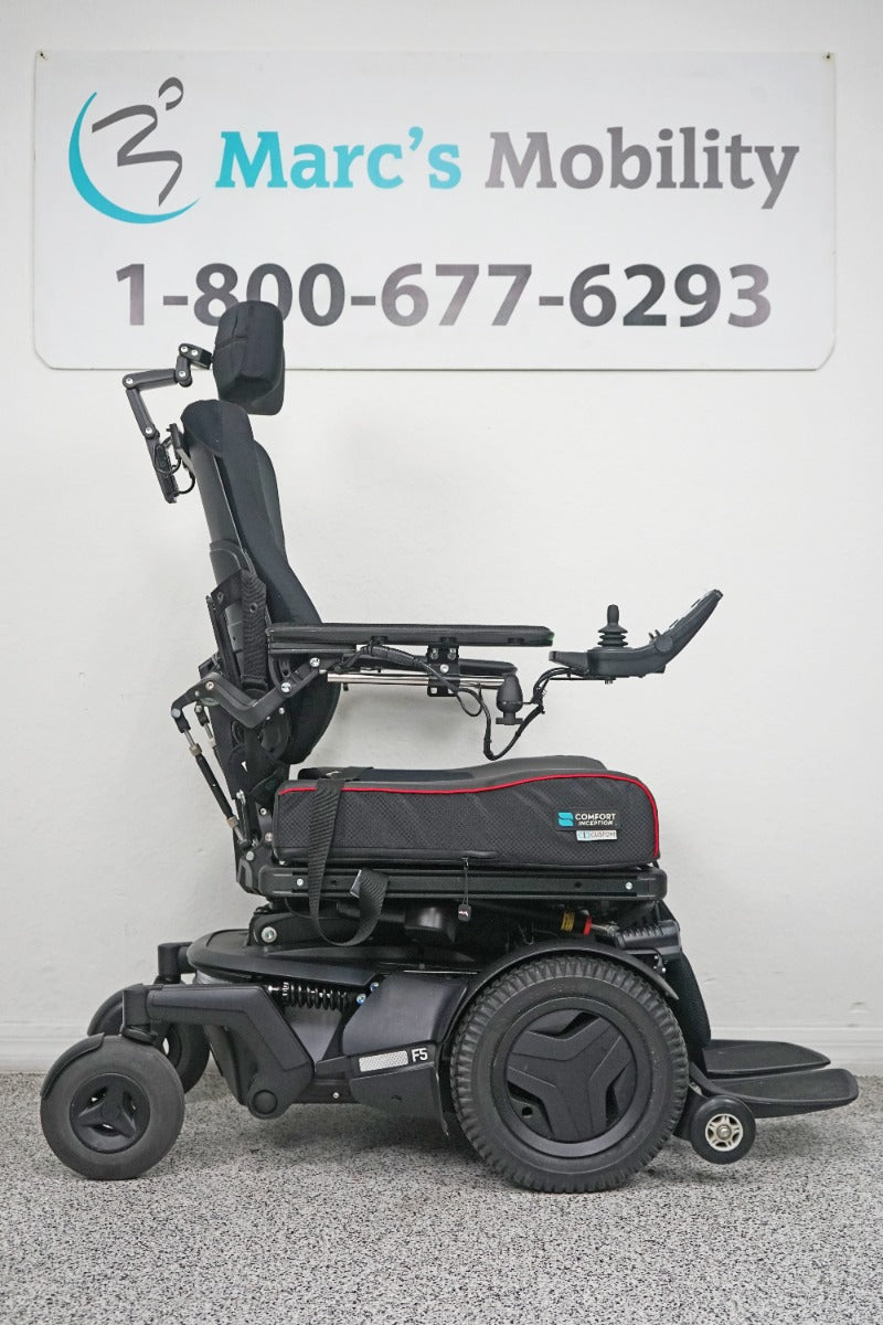 Permobil F5 Power Wheelchair Seat Lift, Tilt, Recline, Legs & Anterior Tilt - 8400