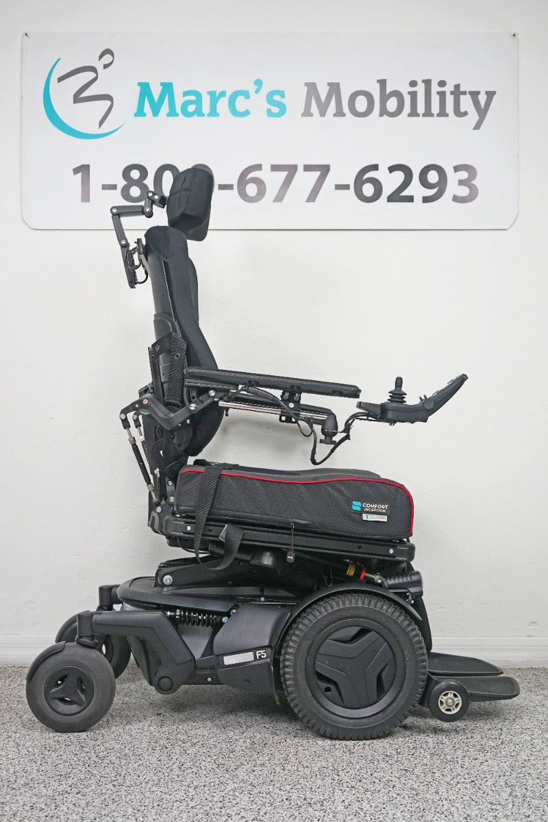 Permobil F5 Power Wheelchair Seat Lift, Tilt, Recline, Legs & Anterior Tilt - 8400