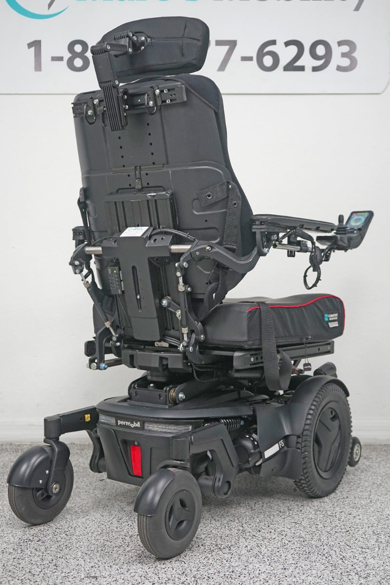 Permobil F5 Power Wheelchair Seat Lift, Tilt, Recline, Legs & Anterior Tilt - 8400