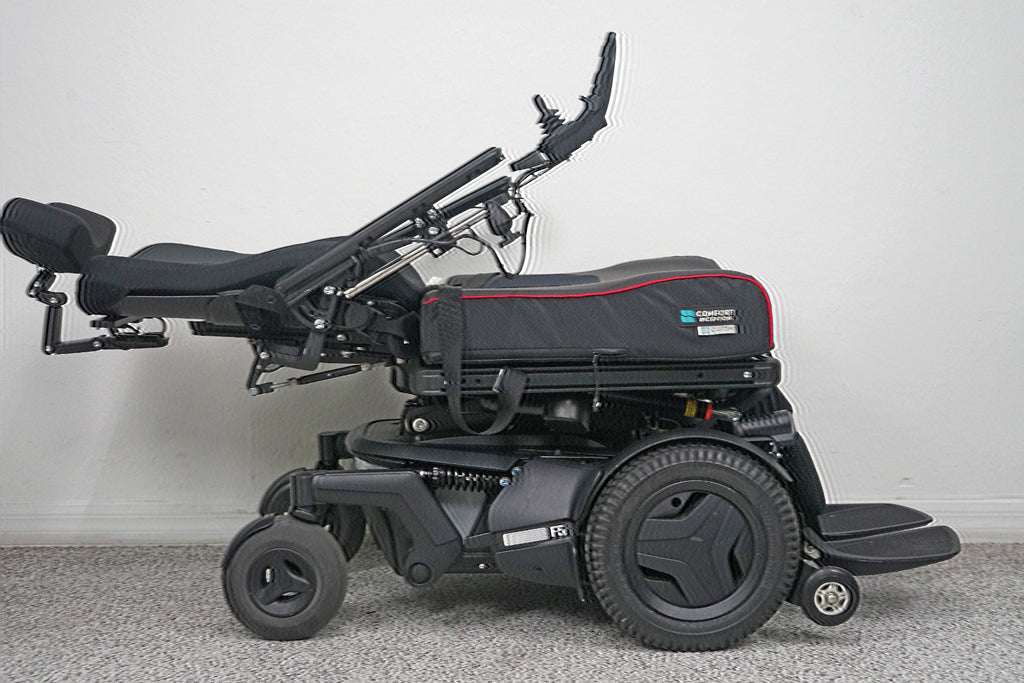 Permobil F5 Power Wheelchair Seat Lift, Tilt, Recline, Legs & Anterior Tilt - 8400
