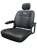 High Back Black Vinyl Seat