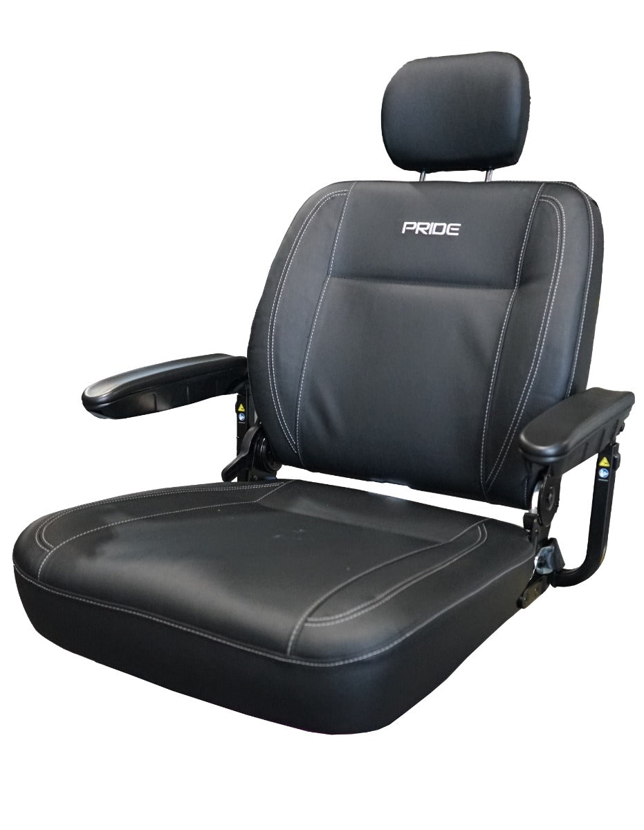 High Back Black Vinyl Seat