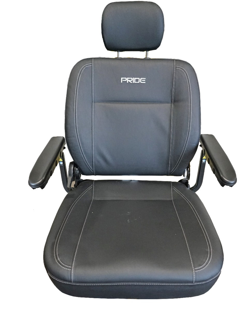 High Back Black Vinyl Seat