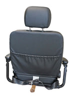 High Back Black Vinyl Seat