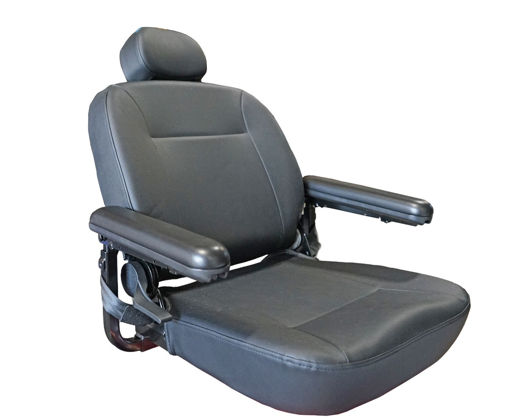 Black Vinyl High-Back Seat Jazzy Select