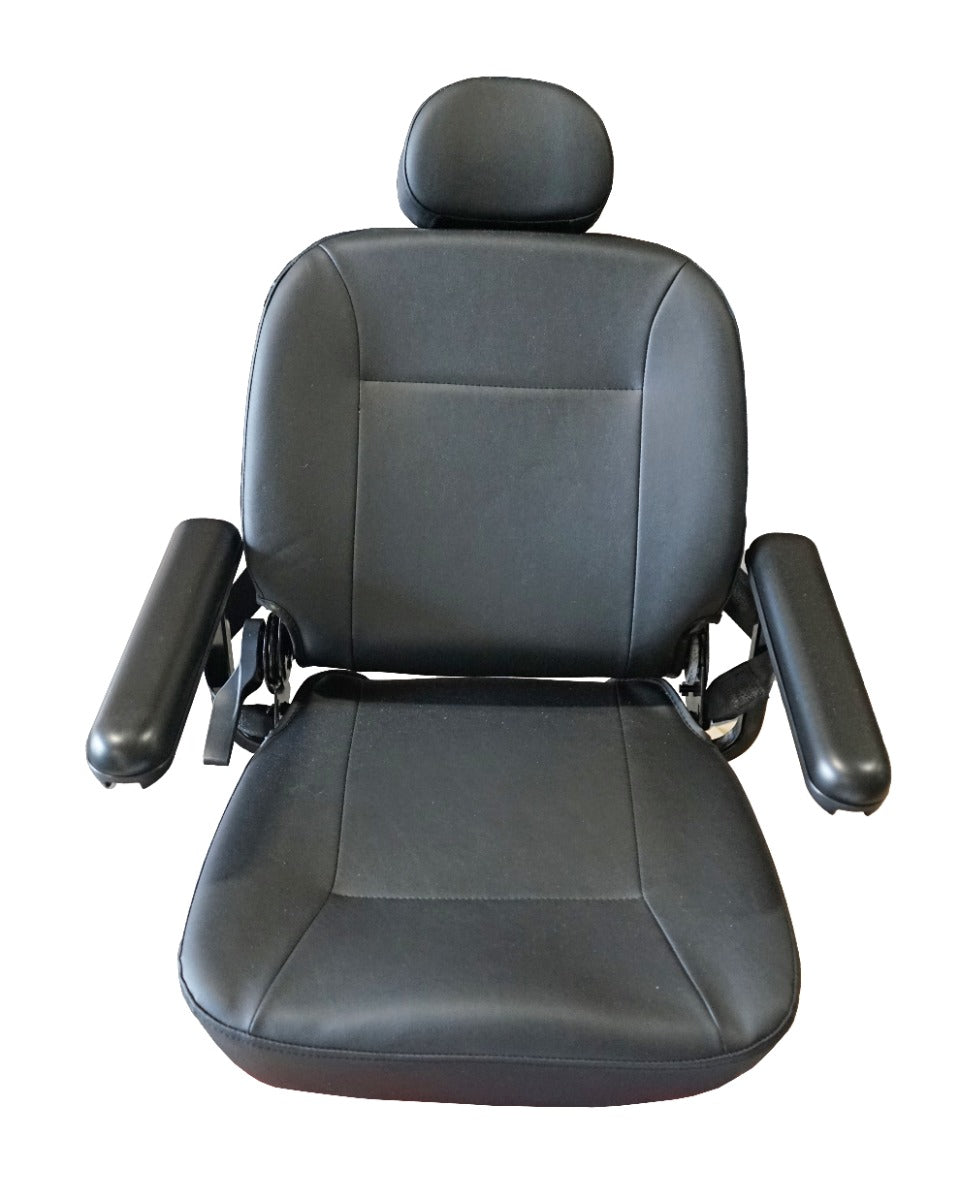 Black Vinyl High-Back Seat Jazzy Select